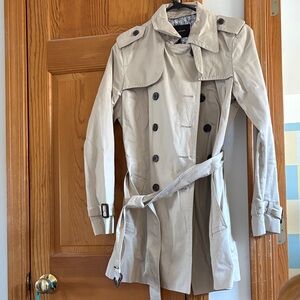 Banana Republic Light Tan Trench Coat